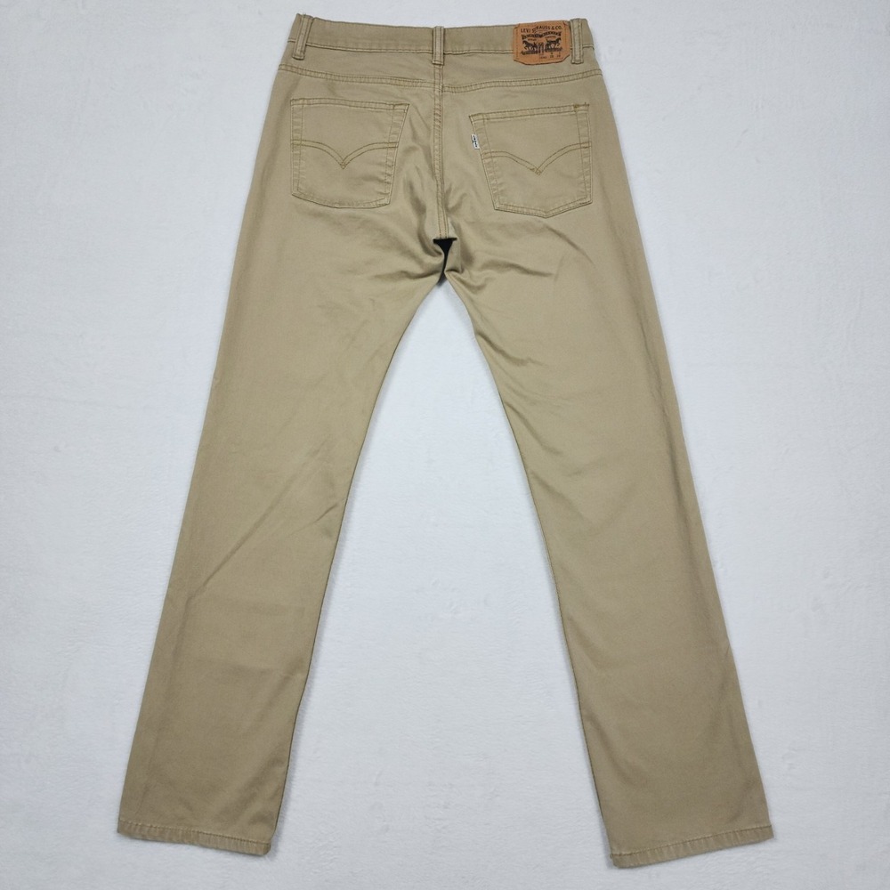 Levis 511 Slim Fit Jeans Womens Size 16 28x28 Khaki Stretch Denim Pants - Picture 2 of 16